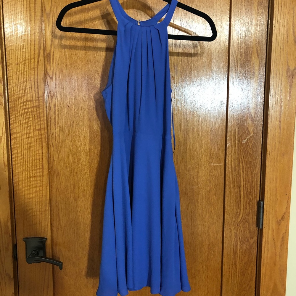 Express Periwinkle A-Line Dress